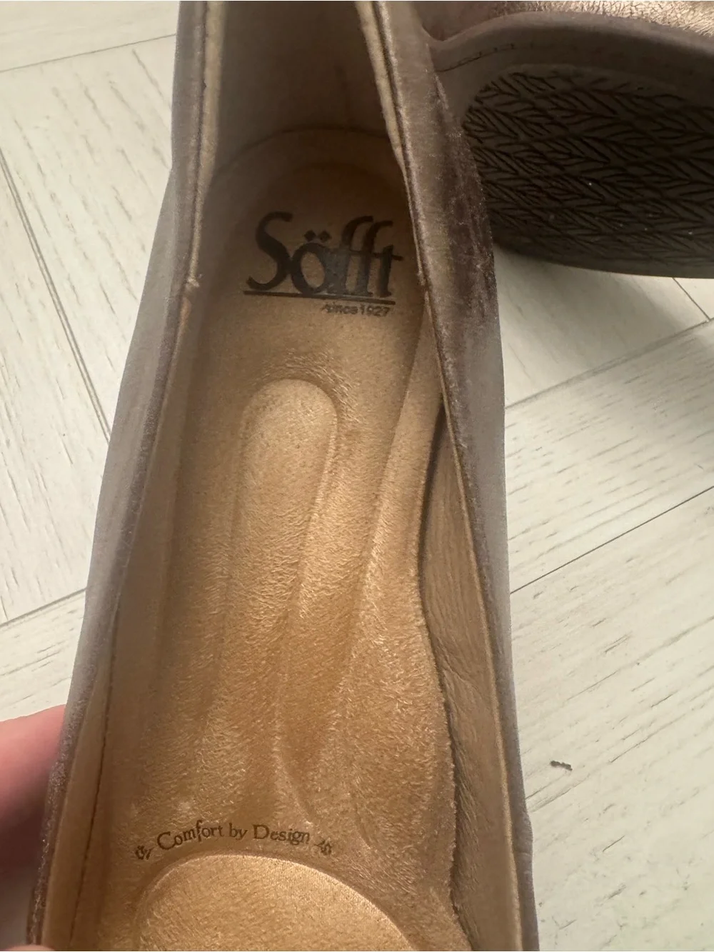 Sofft Metallic Bronze Round-Toe Women’s Heels